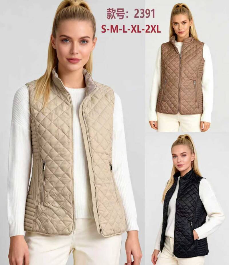 Kamizelki damskie Roz S-2XL, Mix Kolor .Paczka 5 szt